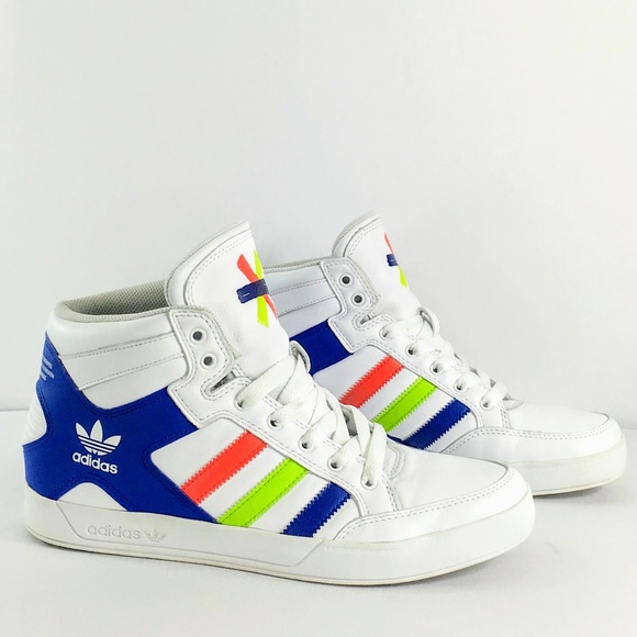 adidas Other - Adidas Originals Hard Court Hi Multi Color Casual Basketball Sneakers